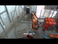 1 seul robot kuka pour 4 oprations  automatisation agroalimentaire