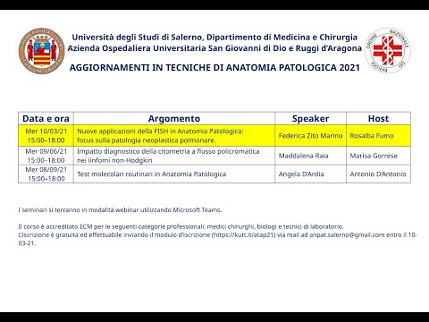 Nuove applicazioni della FISH in Anatomia Patologica: focus sulla patologia neoplastica polmonare.