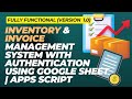 Free Inventory &amp; Billing System with Google Sheets | No Hosting Needed | Full Tutorial + Download