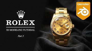 How to Model a Rolex Watch in Blender (Part 3)