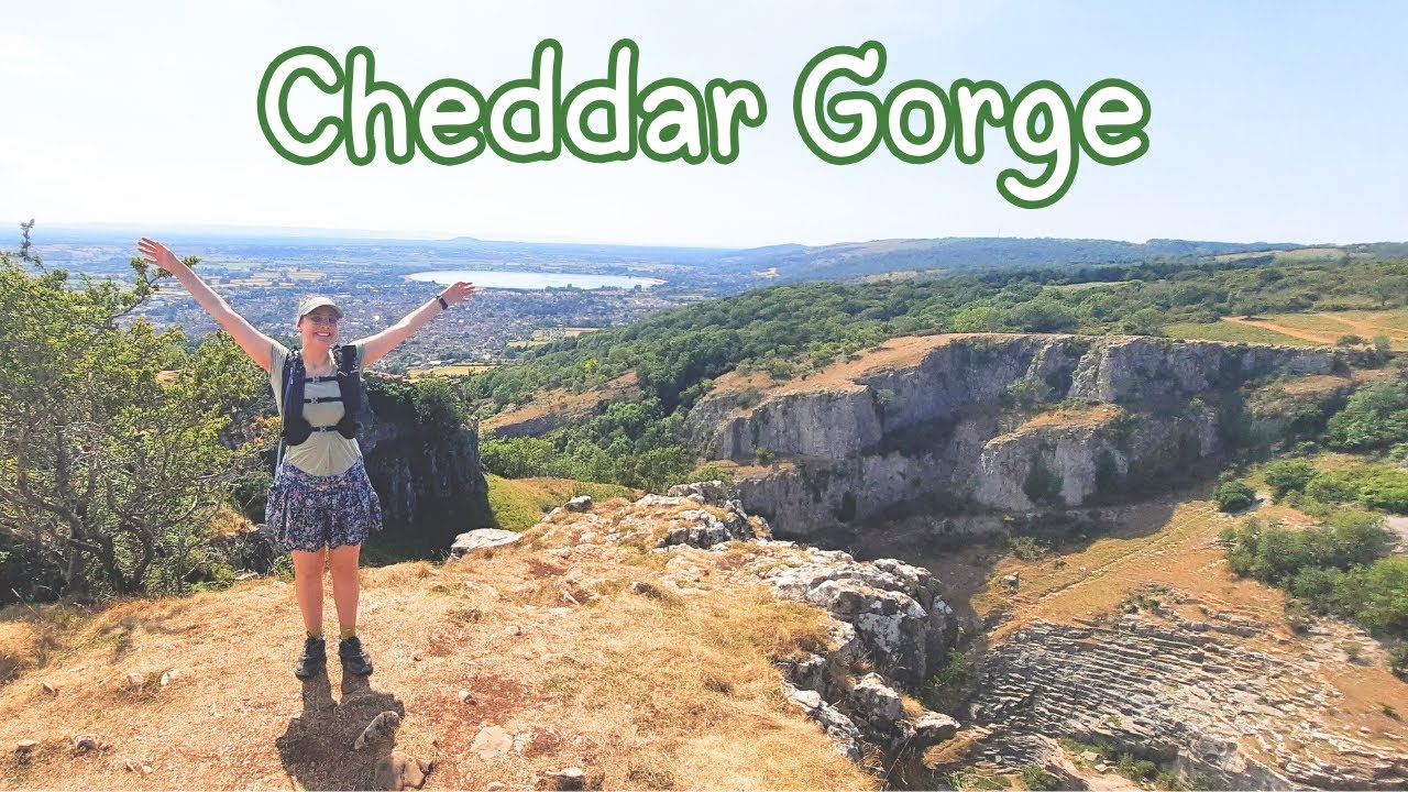 Exploring Cheddar Gorge and the Caves in the Mendip Hills in Somerset