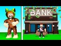 BIEDNY FAIROUT VS BOGATY WOJAN 🤑🤑🤑 BUDOWANIE BANKU w ROBLOX! (Roblox Bank Tycoon)