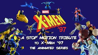 XMen '97 The Animated Intro  A Marvel Legends Stop Motion Opening tribute to XMen 97 #xmen