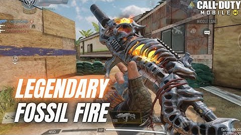 LEGENDARY QXR FOSSIL FIRE | DEADLY GAME DRAW | cod mobile