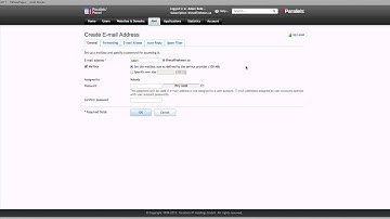 How To Add An Email Account and Address in Plesk 11