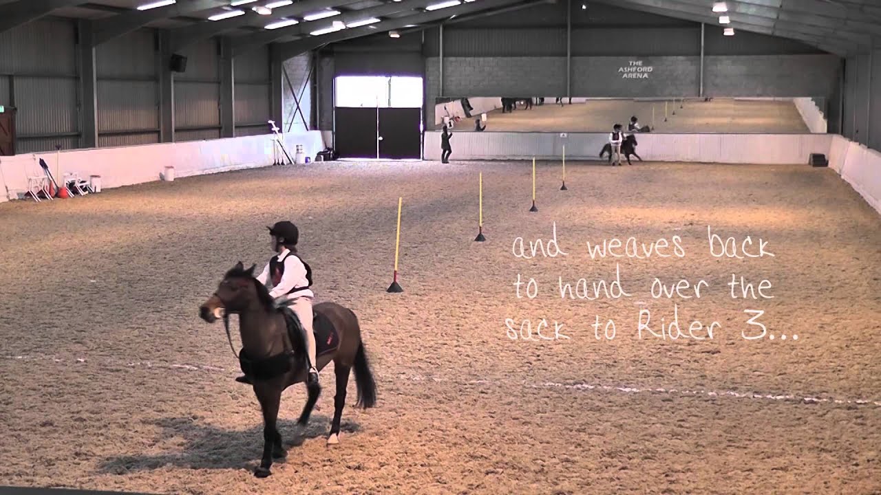 Mounted Games Postman's Race - YouTube