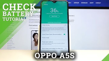 How to Activate Battery Percentage in OPPO A5s - Manage Status Bar