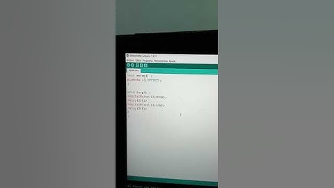 Encendido y apagado de un led en salida pin 13 (Arduino)