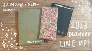 2023 planner lineup (!!!) ✨ // hobonichi, sterling ink, take a note