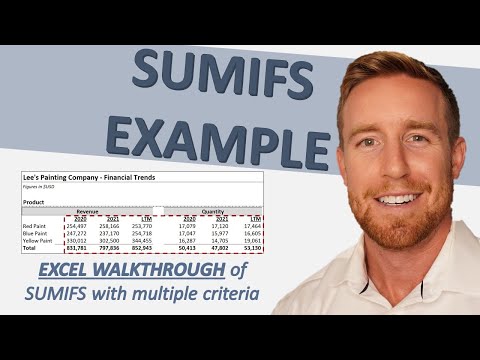 SUMIFS Excel Walkthrough (QUICKLY COMPLETE ANY ANALYSIS)