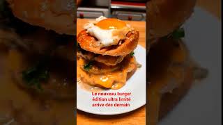 le nouveau burger édition ultra limité healthy arrive dès demain  burger healthy sports