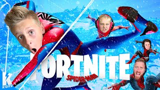 Finally! SpiderMan Swings into FORTNITE! KCity Gaming