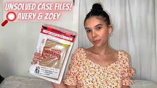 UNSOLVED CASE FILES MYSTERY MURDER GAME! AVERY & ZOEY GARDNER CASE.. let's play!
