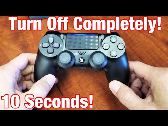 How to Turn off a Playstation 4 Without a Controller