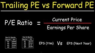 The Price To Earnings Ratio - Trailing PE vs Forward PE Ratios