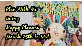 Easter theme Plan With Me/ Classic Happy Planner Spread/ March 25th to 31st by Debbie's Crafty Den 96 views 2 months ago 14 minutes, 25 seconds