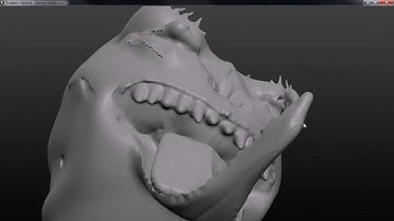 Sculptris Alpha 6 - demon face