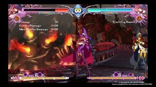 Famous BlazBlue Central Fiction:Nine The Phantom 8K Damage combo Profile
