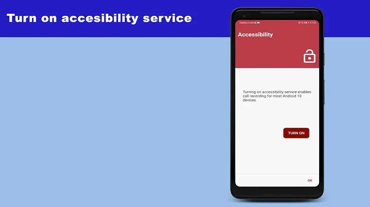 Turn on accessibility service - Huawei