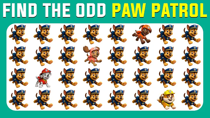 Find the ODD One Out - Paw Patrol Edition🐶👮🚒 | Easy, Medium, Hard | 40 Levels | Quacky Quiz