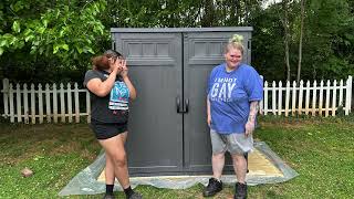 Problems with Suncast extra large vertical shed Part 2