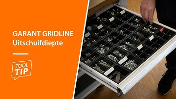 ToolTip: GARANT GridLine Uitschuifdiepte