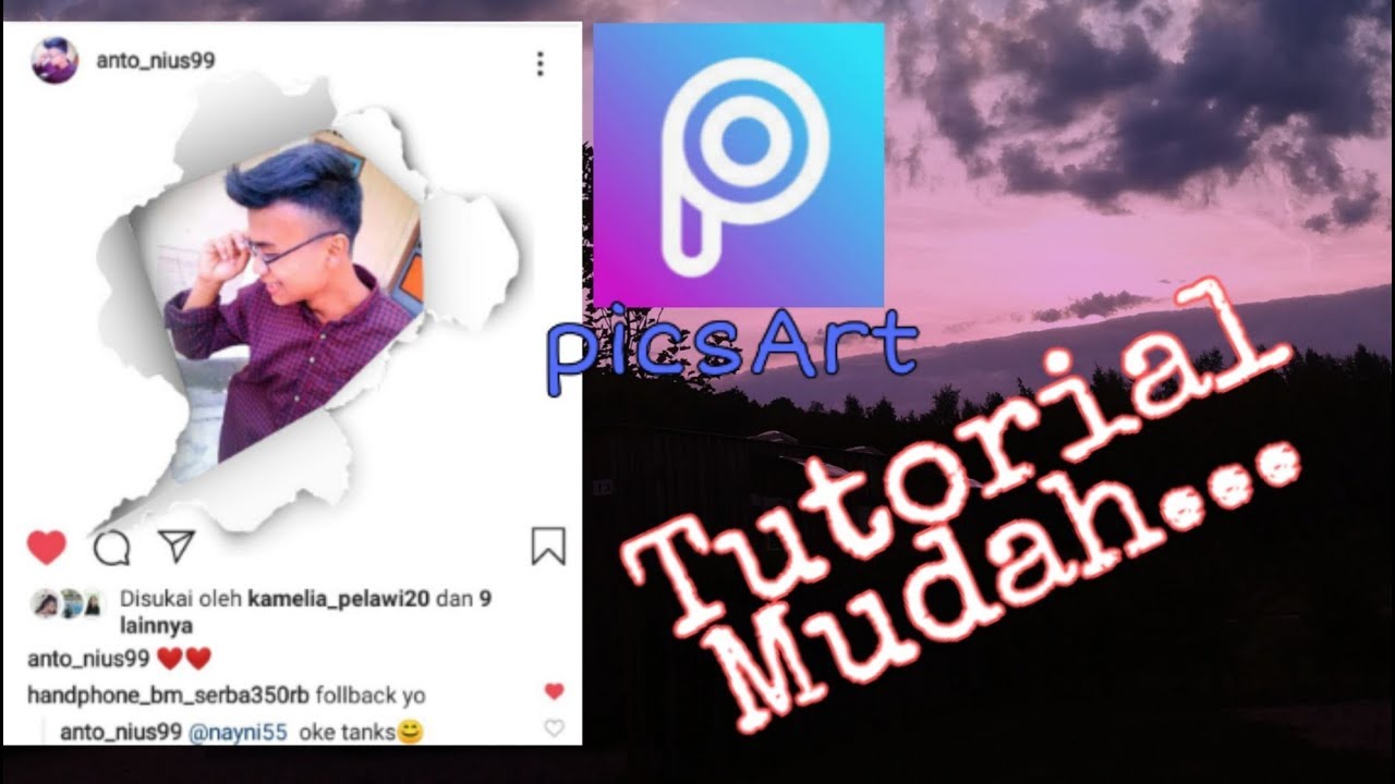 PicsArt Tutorial | Edit Poto 3D Instagram ( Paper Tron style ) - YouTube
