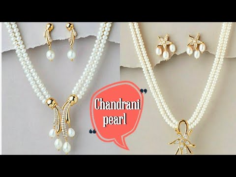 chandrani Pearl exclusive necklace design with price ?❤️