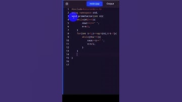 How to find prime factor of a number   #coding #cpp #shorts #programming
