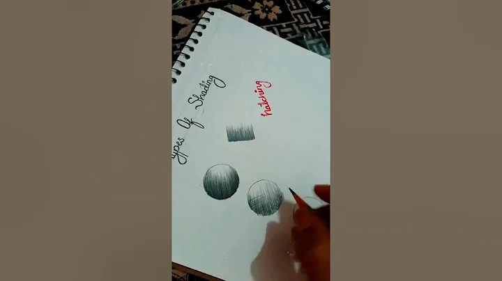 different types of pencil shading techniques..🥰
