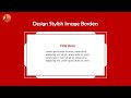 How to Design Stylish Image Borders for PowerPoint (Reusable &amp; Professional)