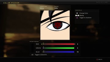 Sasuke Mangekyou Sharingan Emblem Tutorial - Call of Duty® Black Ops 4