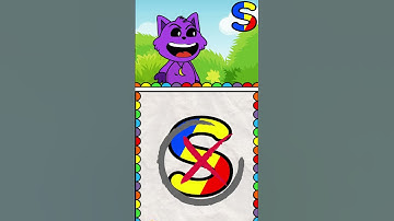 BlingBangBangBorn x Smiling Critters game painting S word color #short #smilingcritters