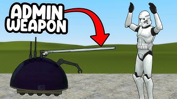 Killer Roombas Find Admin Weapon To "Clean" The Server - Gmod Star Wars RP Admin Trolling