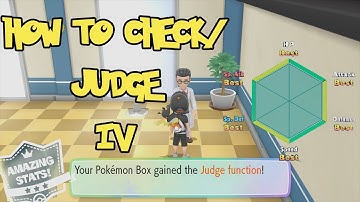 How to Check IV / Judge Location! - Pokemon Let