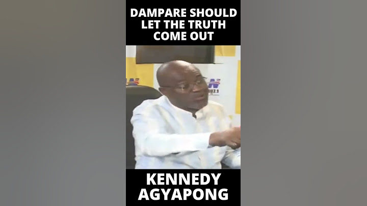 IGP DAMPARE SHOULD LET THE TRUTH COME OUT- KENNEDY AGYAPONG #SHORTS #YTSHORTS