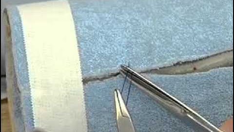 Interrupted Suture patterns: Simple Interrupted