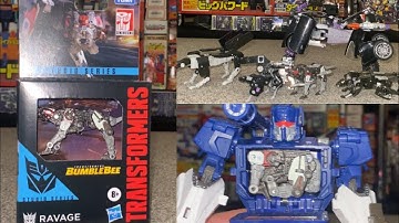 Transformers studio series ravage review Bumblebee movie core class G1 generations collection Wfc ss