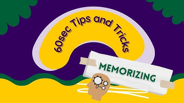 60 Seconds Tips and Tricks: Memorizing Lines
