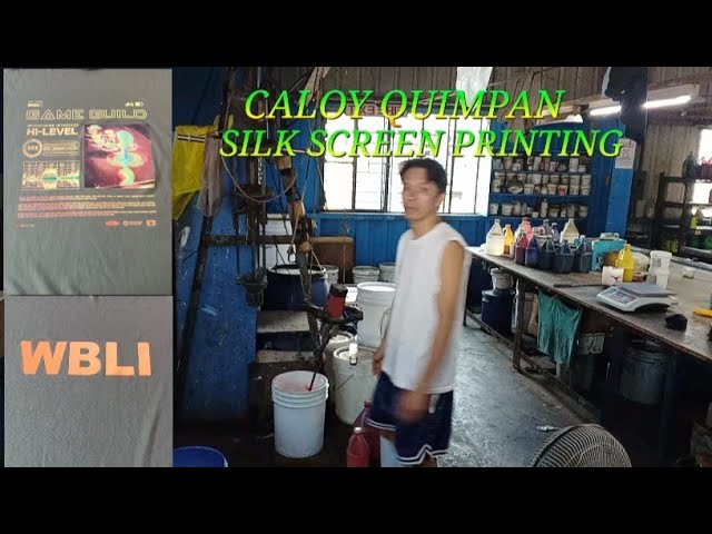 SILK SCREEN PRINTING T-SHIRT #CALOYQUIMPAN class=