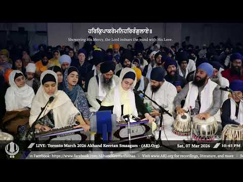 010 Bibi Harsharan Kaur Jee Toronto at March 2026 Smaagam - Raensabayee Keertan Toronto