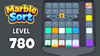 Marble Sort level 780 walkthrough solution 