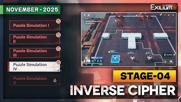 *NEW* INVERSE CYPHER STAGE-4 (LP-1-4) SOLUTION | NOVEMBER 2025 [ GIRLS