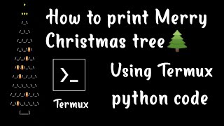 How to print Merry Christmas Tree 🌲 using Termux status || new hacking status video || #short status screenshot 3