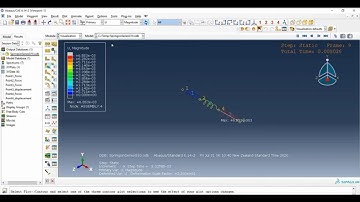 Finite element analysis through ABAQUS Chapter1 (1 Springs in series)
