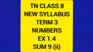TN Samacheer 8 Maths New Syllabus Term 3 Ex 1.4 Sum 9 (ii)