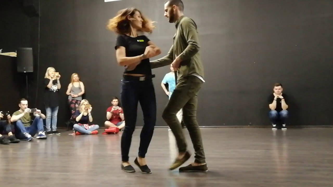 Stephane kizsellers & Karina : touch and weight transfer - Kizomba / UrbanKiz
