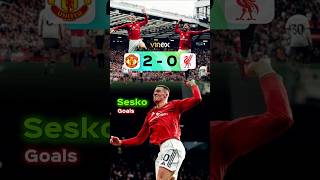 Highlights Benjamin Sesko Goal Manchester United vs Liverpool #football #cunha #Liverpool #highlight