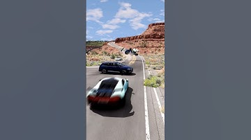 Realistic Highway Car Crashes #302 -BeamNG.Drive