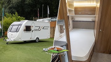 Swift Sprite Alpine 4 2022 Caravan Model - 360 Exterior & Interior Demonstration Video